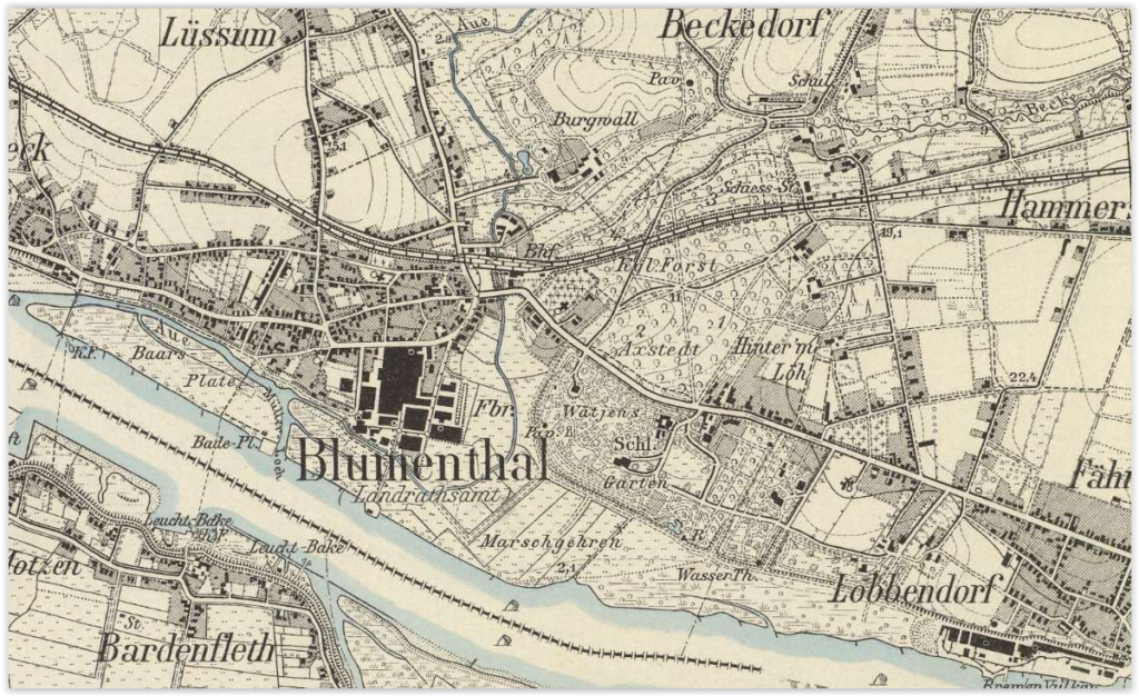 Blumenthal um 1900