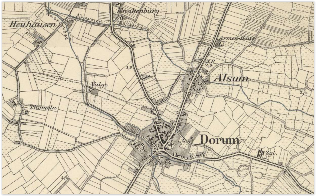 Dorum um 1900