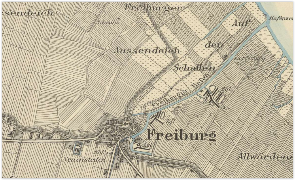 Freiburg um 1900