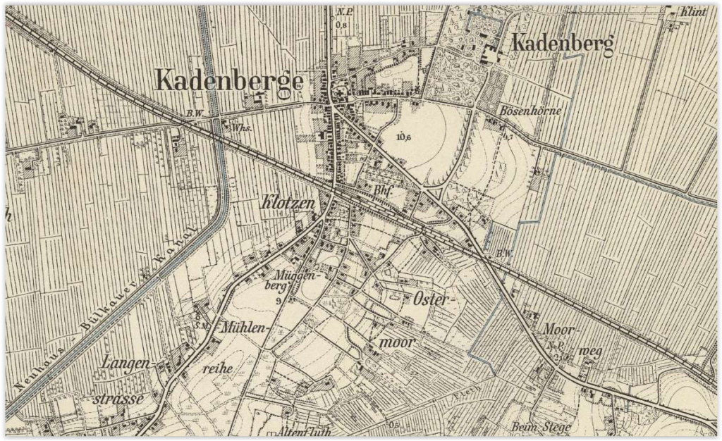 Cadenberge um 1900