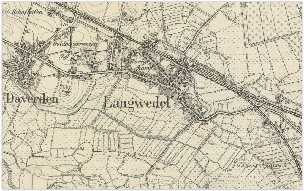 Langwedel um 1900