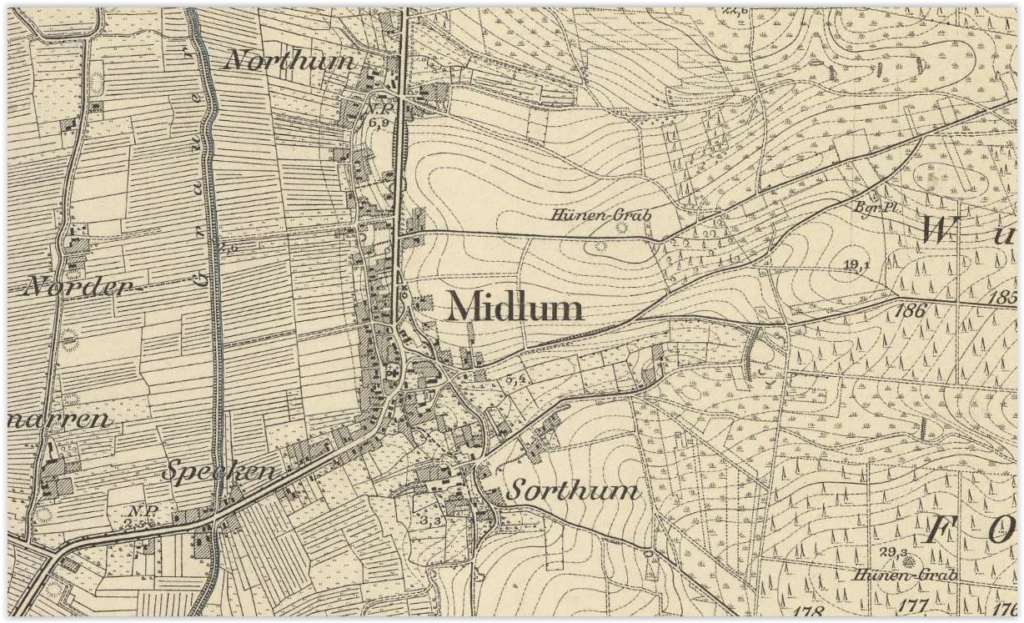 Midlum um 1900