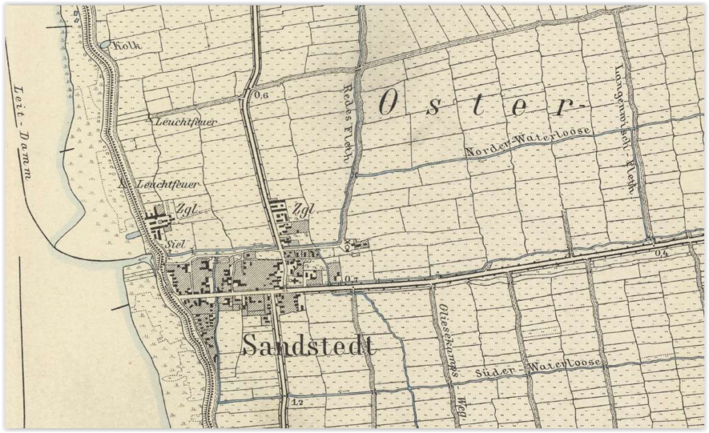 Sandstedt um 1900